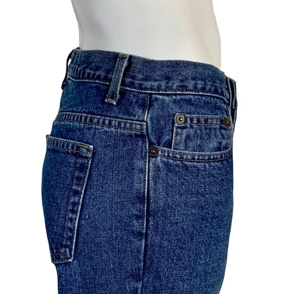 LONDONJEAN boyfriend medium wash high waisted straight leg jeans - Picture 11 of 13